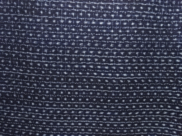 JAPANESE KIMONO / ANTIQUE MENS HAORI / SILK / DOROZOME / OSHIMA TSUMUGI